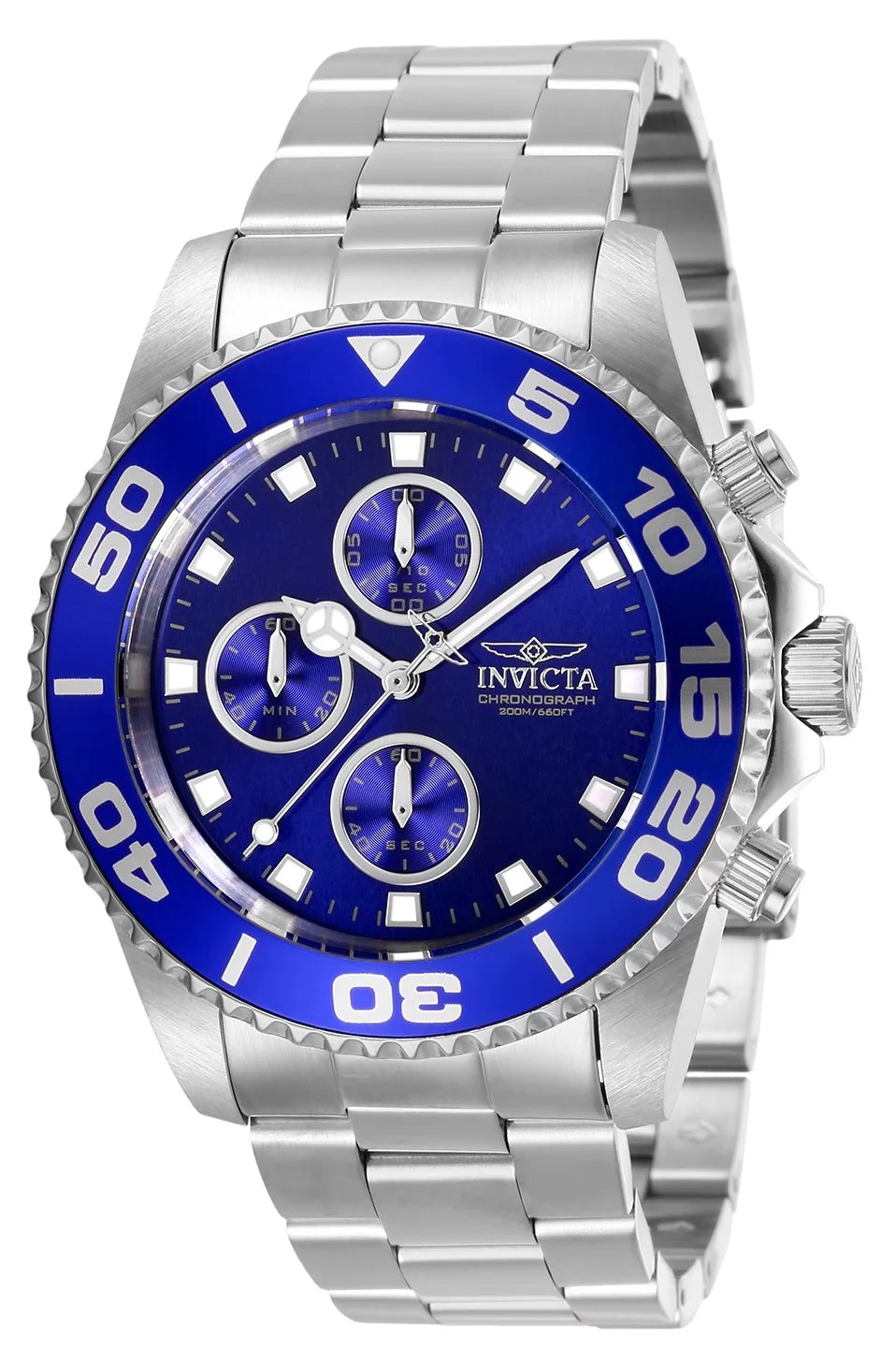 Invicta Men's 28690 Pro Diver  Quartz Multifunction Blue Dial Watch