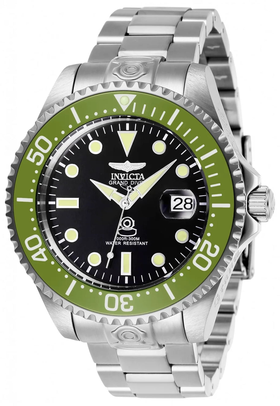 Invicta Men's 27612 Pro Diver Automatic 3 Hand Black Dial Watch
