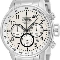 Invicta Men's 23078 S1 Rally Quartz Multifunction Silver Dial Watch