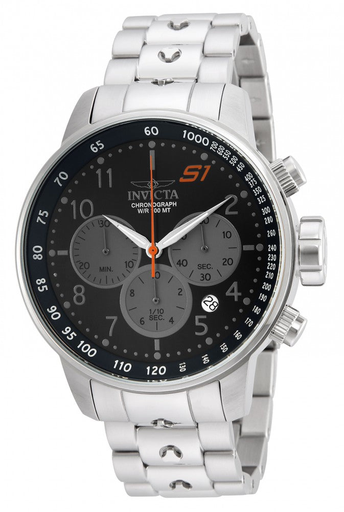 Invicta Men's 23084 S1 Rally Quartz Chronograph Black Dial Watch