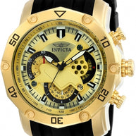 Invicta Men's 23427 Pro Diver Quartz Multifunction Gold Dial Watch
