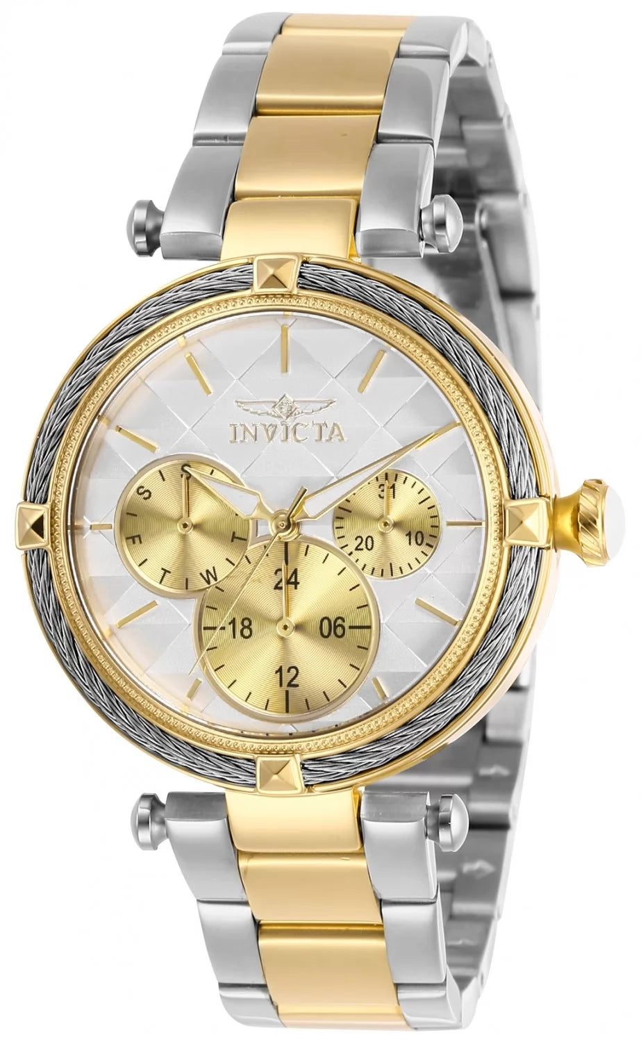Invicta Men's 28960 Bolt Quartz 3 Hand White Dial Watch