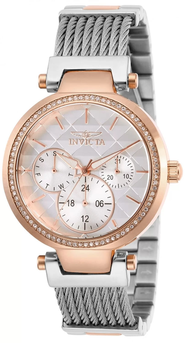 Invicta Women's 28922 Angel Quartz Chronograph White Dial Watch