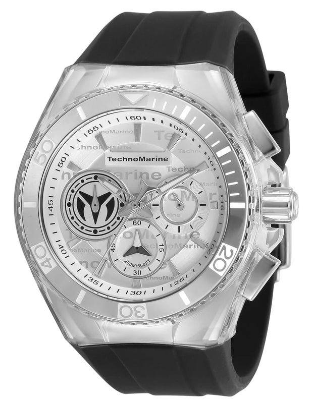 Technomarine Men's TM-118122 Cruise Quartz Grey, Antique Silver Dial Watch
