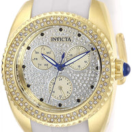 Invicta Women's 28484 Angel  Quartz Chronograph Gold, Pave Dial Watch