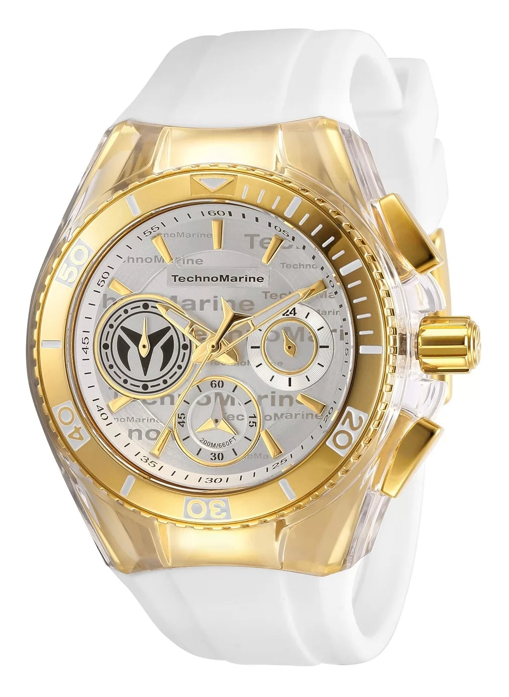 Technomarine Women's TM-118133 Cruise Quartz Chronograph Grey, Antique Silver Dial Watch