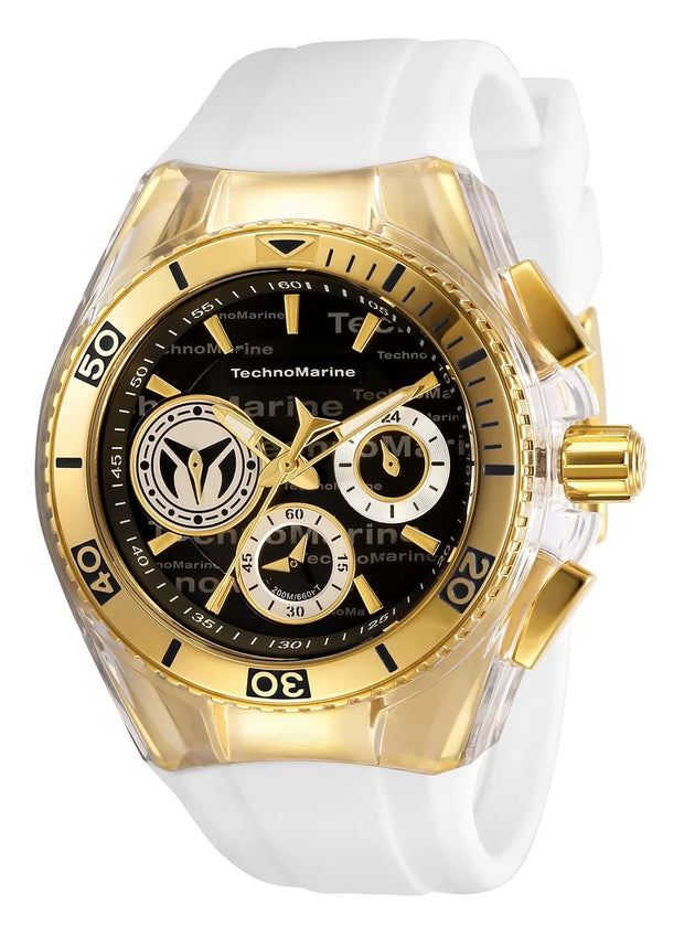 Technomarine Women's TM-118134 Cruise Quartz Chronograph Grey, Black Dial Watch