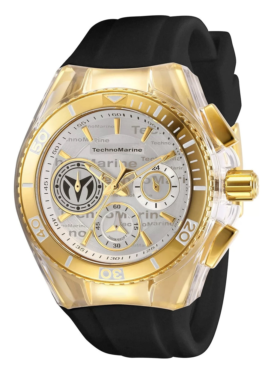 Technomarine Women's TM-118136 Cruise California Quartz Chronograph Grey, Antique Silver Dial Watch