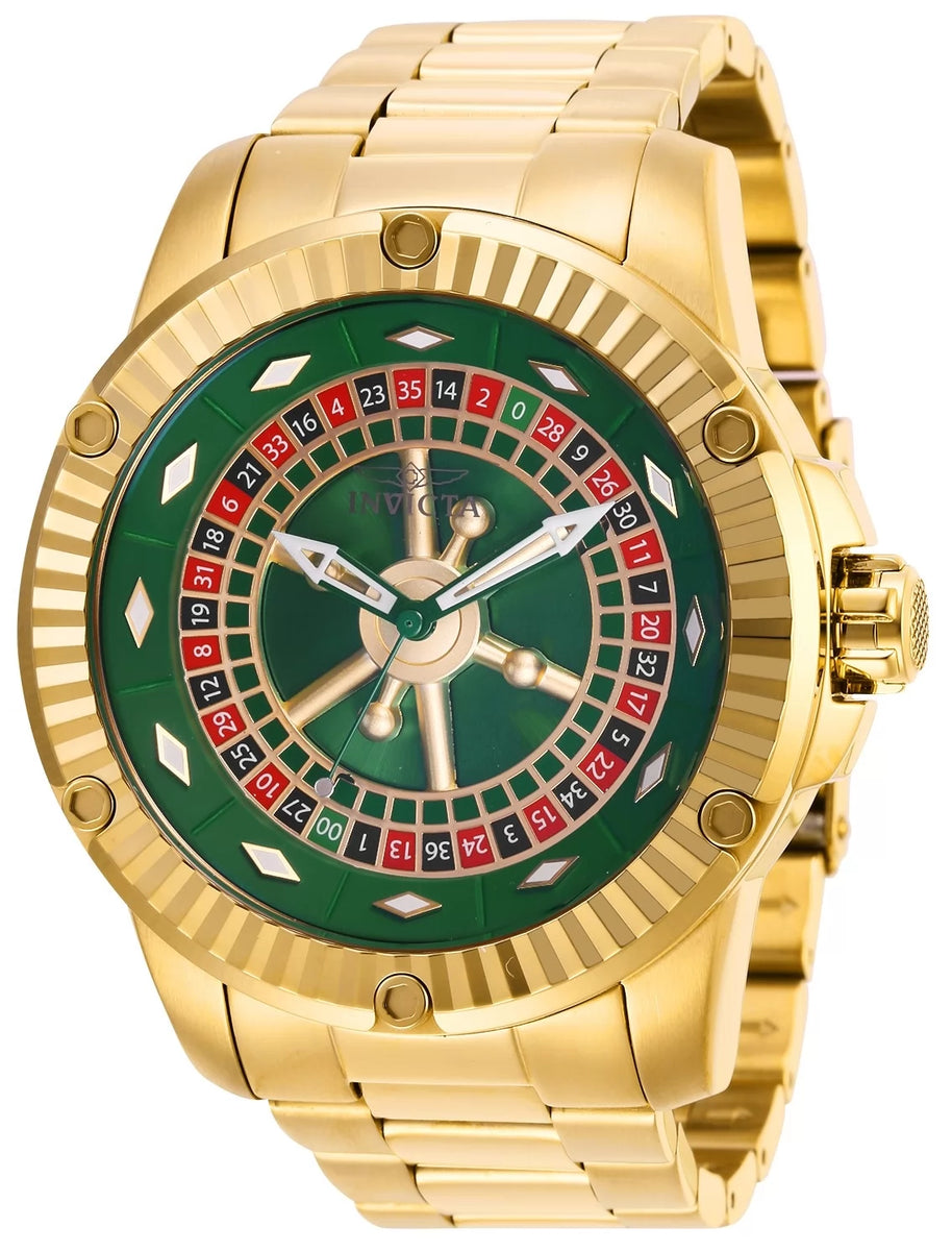 Invicta Men's 28710 Specialty New York Mets Automatic 3 Hand Green Dial Watch