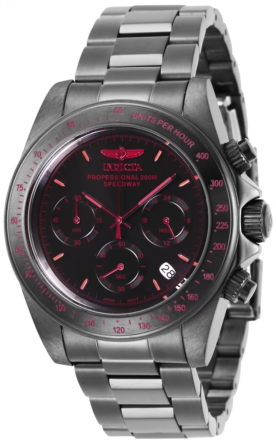 Invicta Men's 27771 Speedway Quartz Chronograph Black Dial Watch