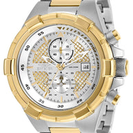 Invicta Men's 28120 Aviator Quartz Multifunction Silver, Gold Dial Watch