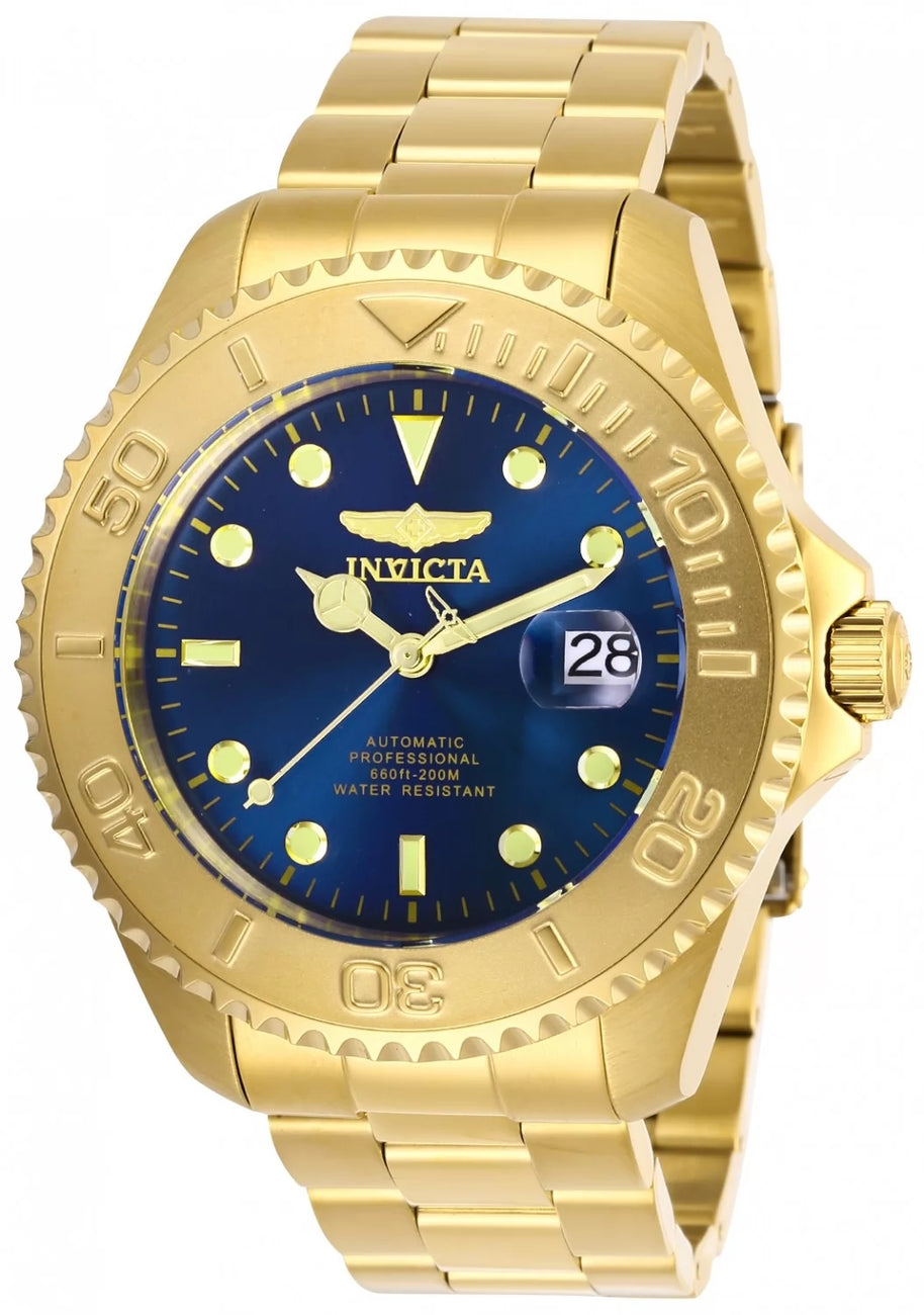 Invicta Men's 28951 Pro Diver Automatic 3 Hand Blue Dial Watch