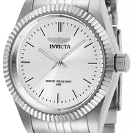 Invicta Women's 29396 Specialty  Quartz 3 Hand Silver Dial Watch