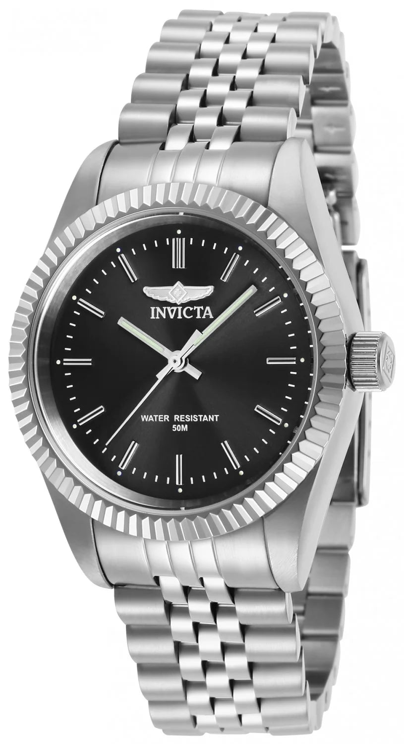 Invicta Women's 29395 Specialty Quartz 3 Hand Charcoal Dial Watch