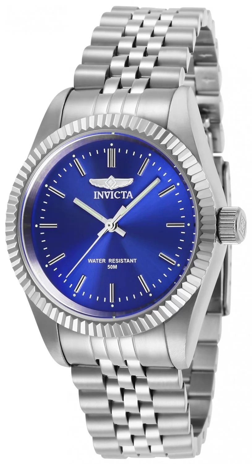 Invicta Women's 29398 Specialty Quartz 3 Hand Blue Dial Watch