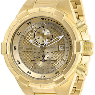 Invicta Men's 28122 Aviator Quartz Chronograph Gold Dial Watch