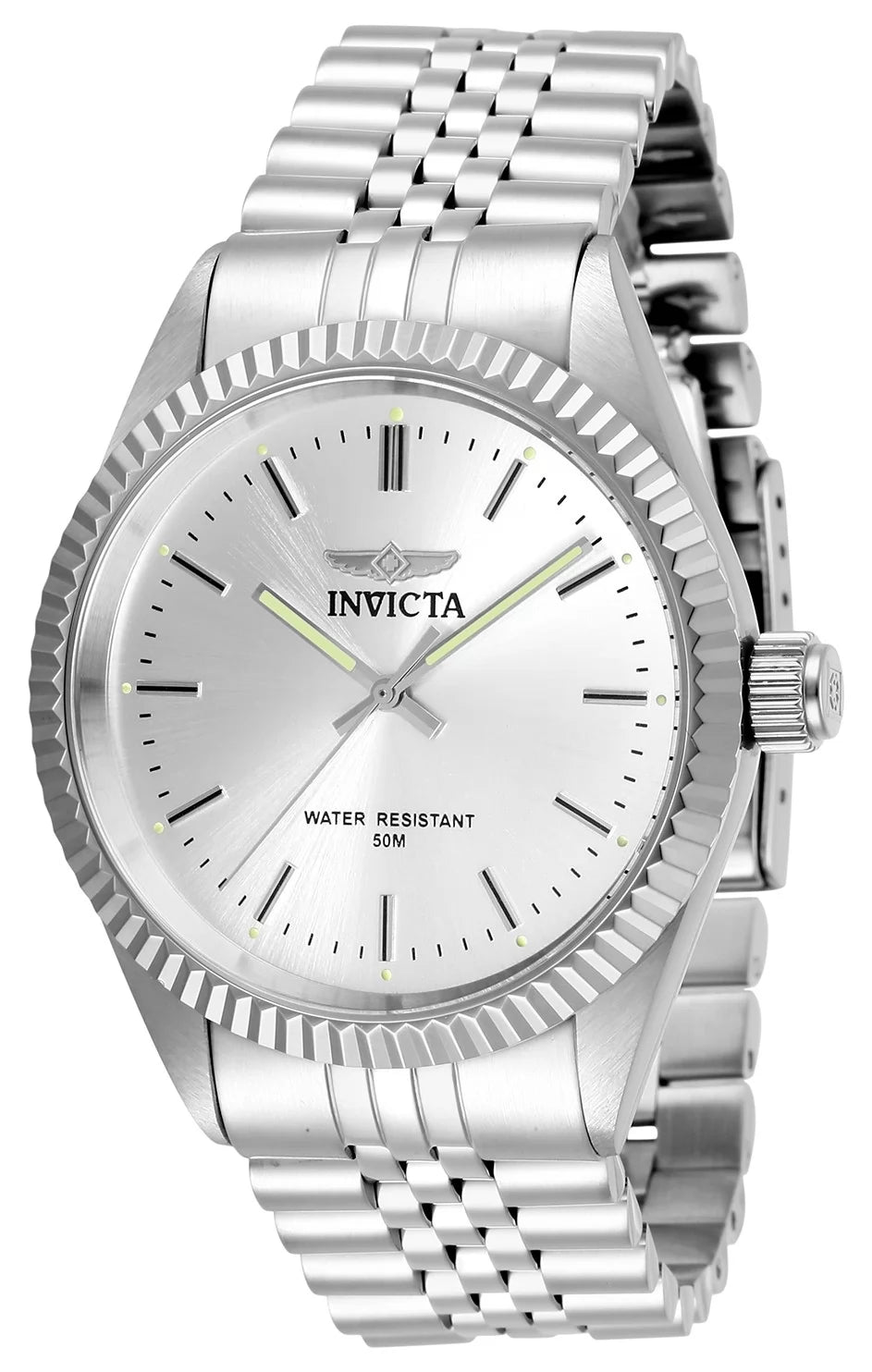 Invicta Men's 29373 Specialty Quartz 3 Hand Silver Dial Watch