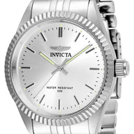Invicta Men's 29373 Specialty Quartz 3 Hand Silver Dial Watch
