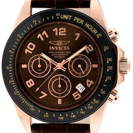Invicta Men's 10712 Speedway Quartz Chronograph Brown Dial Watch