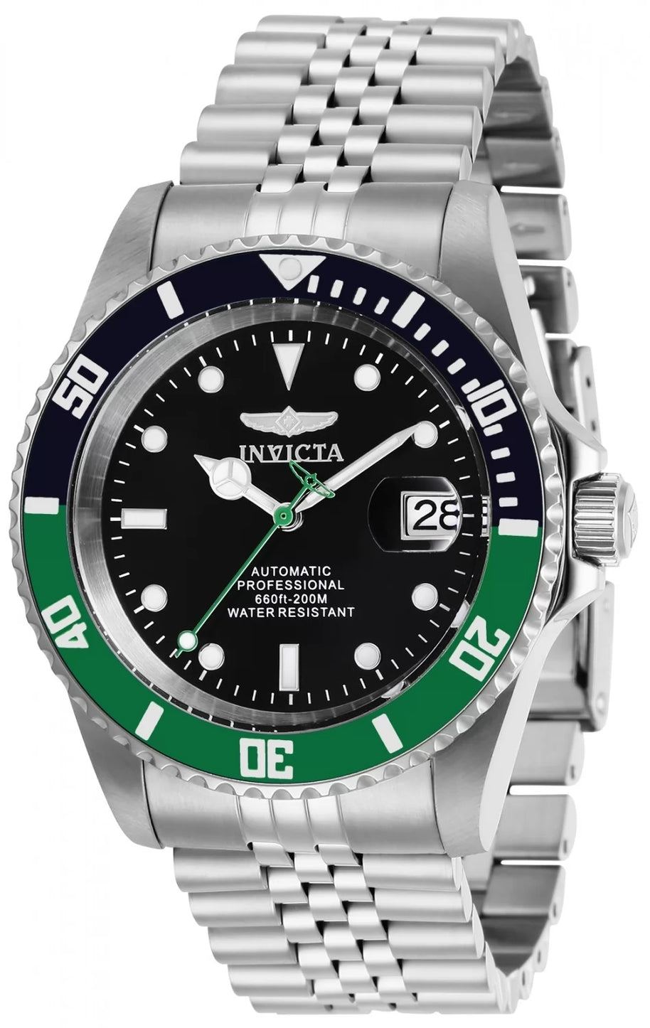 Invicta Men's 29177 Pro Diver Automatic 3 Hand Black Dial Watch