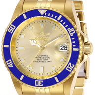 Invicta Men's 29185 Pro Diver Automatic 3 Hand Champagne Dial Watch