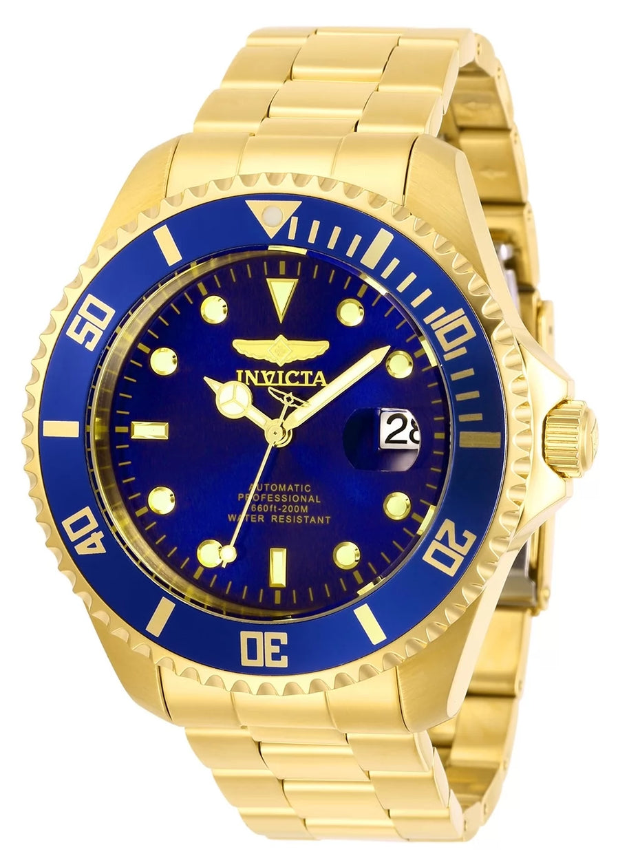Invicta Men's 28949 Pro Diver Automatic 3 Hand Blue Dial Watch