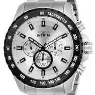 Invicta Men's 24211 Speedway Quartz Multifunction Silver Dial Watch