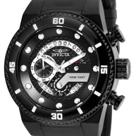Invicta Men's 24228 S1 Rally Quartz Multifunction Black Dial Watch