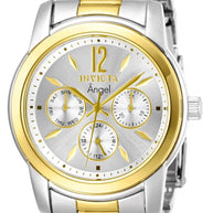 Invicta Women's 11735 Angel Quartz 3 Hand Silver Dial Watch