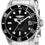 Invicta Women's 29186 Pro Diver Quartz 3 Hand Black Dial Watch