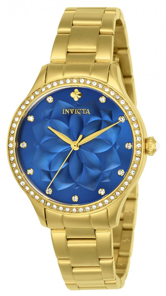 Invicta Women's 24537 Wildflower Quartz 3 Hand Blue Dial Watch