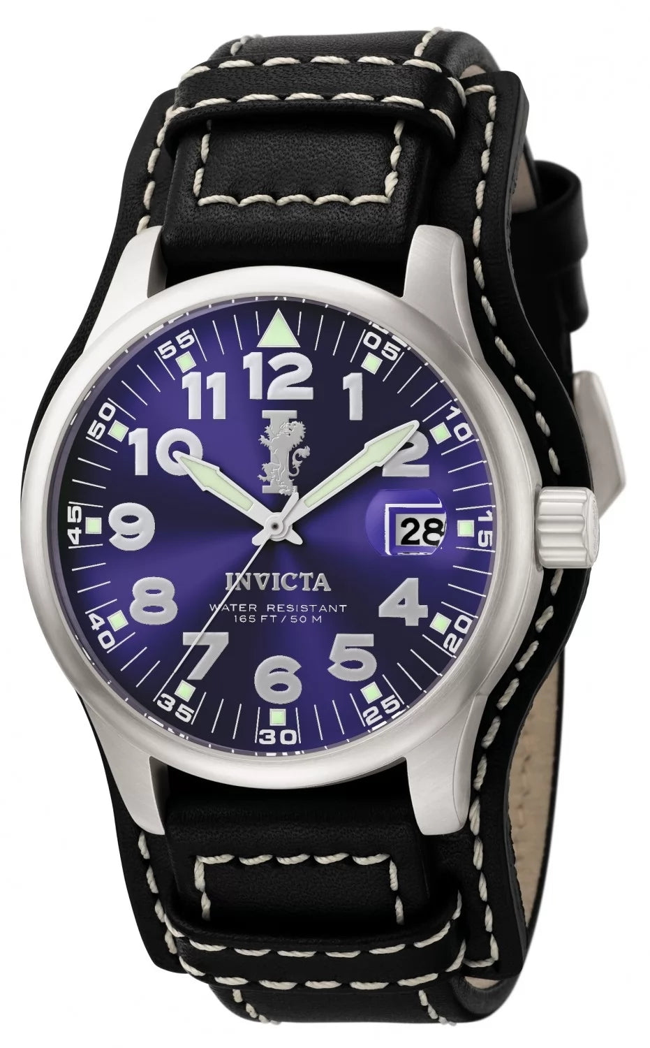 Invicta Men's 6104 I-Force Quartz 3 Hand Blue Dial Watch