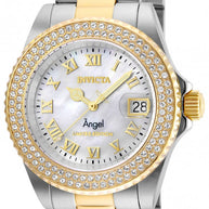 Invicta Women's 24616 Angel Quartz 3 Hand White Dial Watch