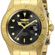Invicta Men's 29946 Pro Diver Quartz 3 Hand Black Dial Watch