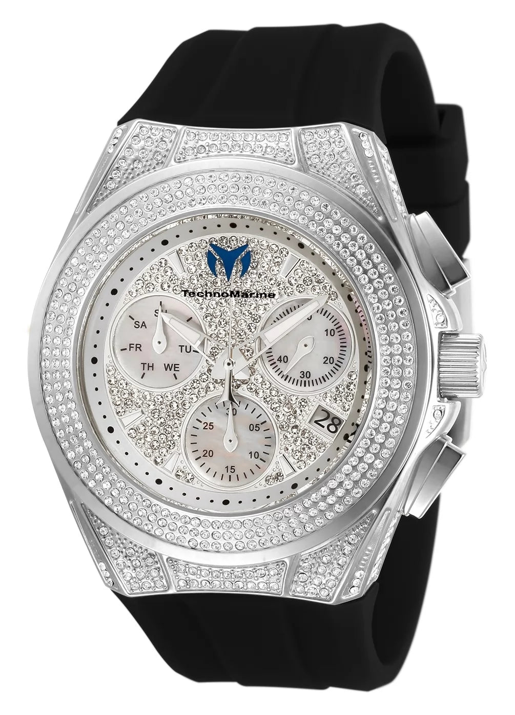 Technomarine Women's TM-118107 Cruise Quartz 3 Hand Silver, White Dial Watch