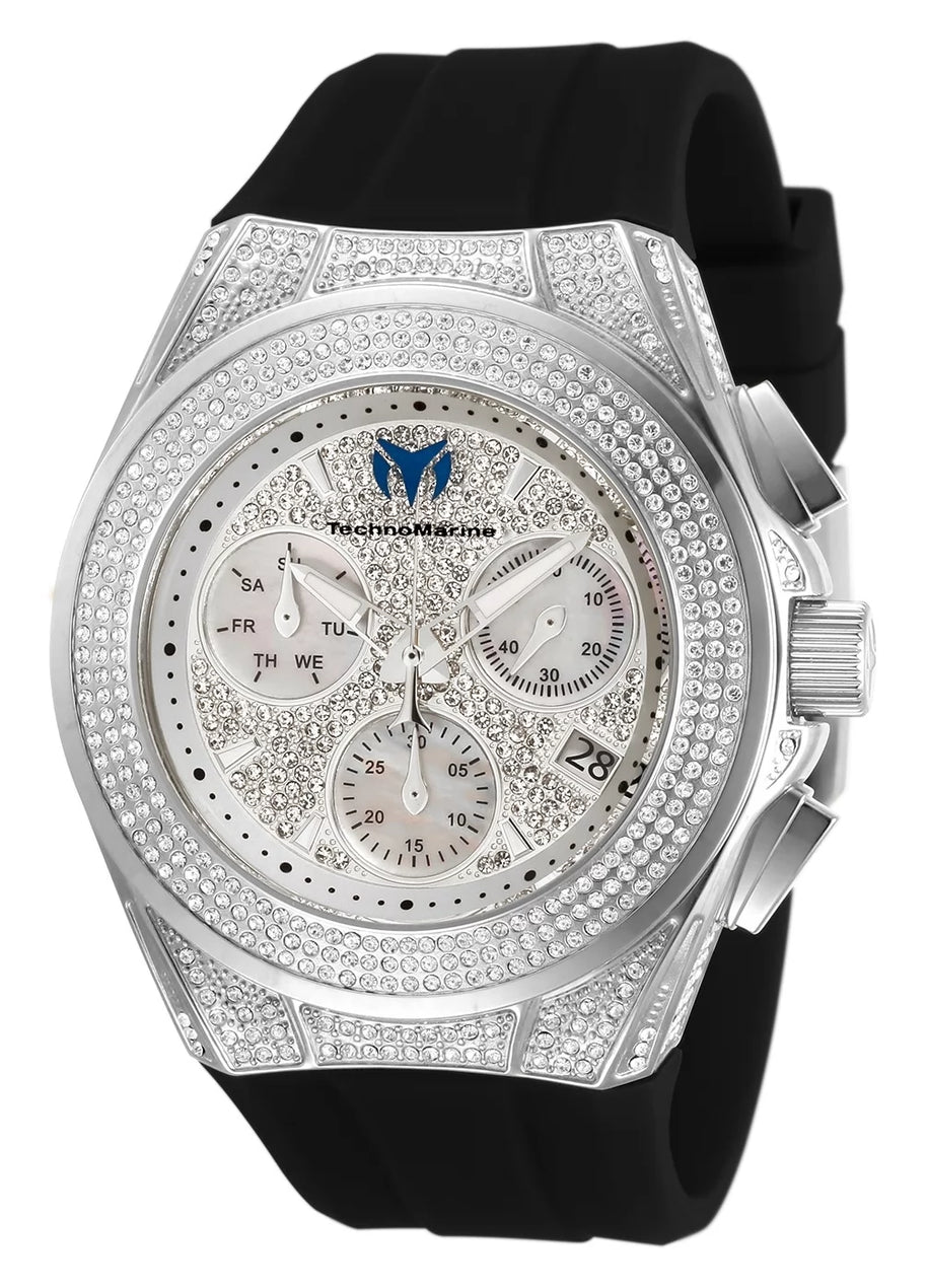 Technomarine Women's TM-118107 Cruise Quartz 3 Hand Silver, White Dial Watch