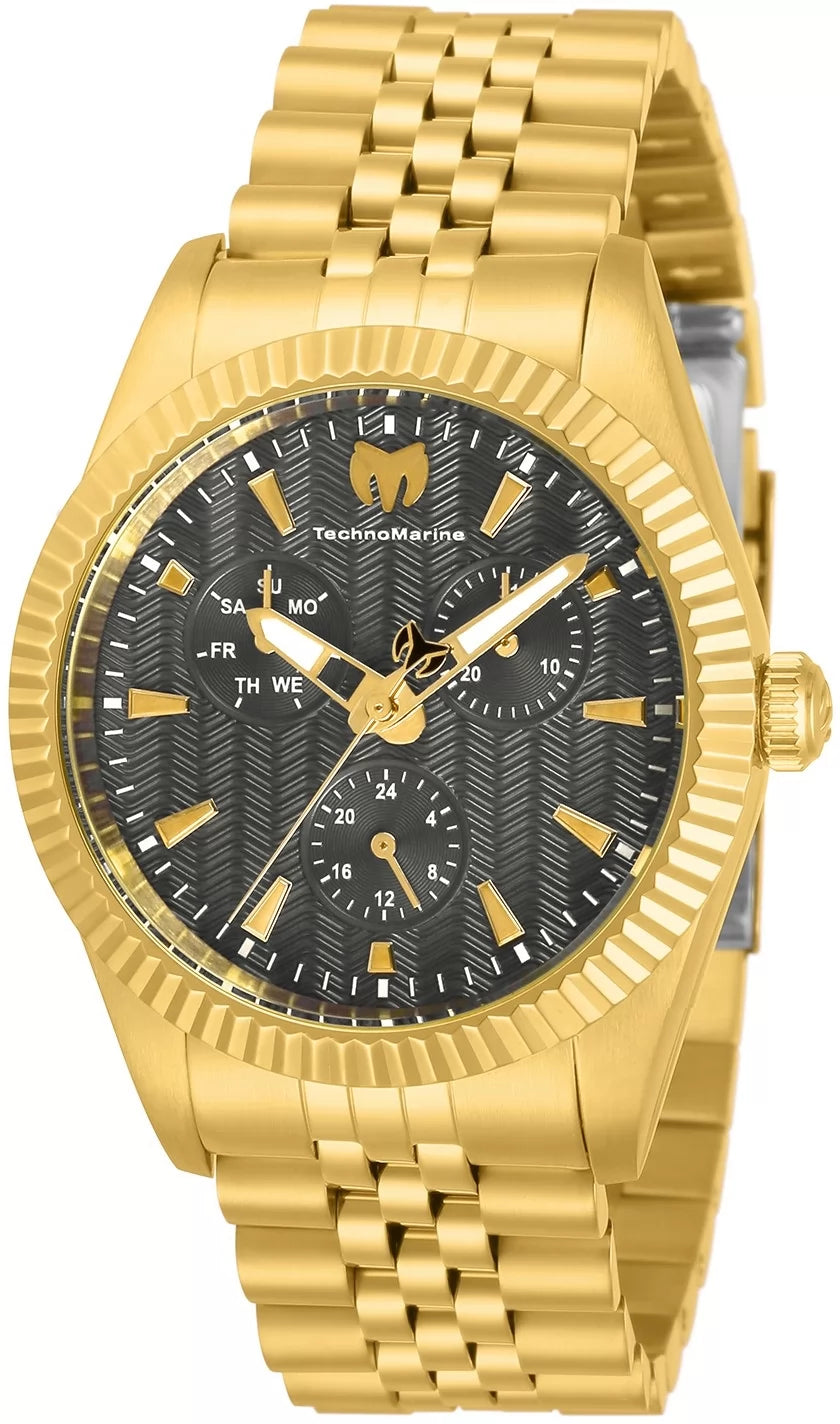 Technomarine Women's TM-719017 Sea Quartz Charcoal Dial Watch