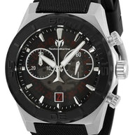 Technomarine Men's TM-519006 Reef Quartz Chronograph Transparent, Black Dial Watch