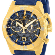Technomarine Men's TM-519009 Reef Quartz Chronograph Transparent, Blue Dial Watch