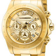 Technomarine Men's TM-219004 Manta Quartz Chronograph Gold Dial Watch