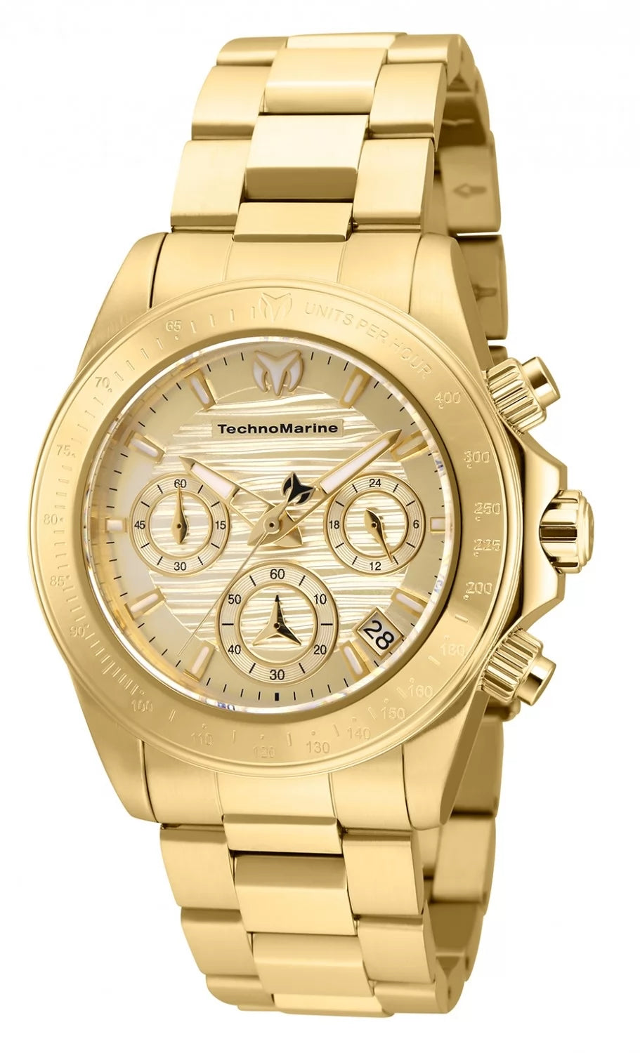 Technomarine Women's TM-219013 Manta Quartz Gold Dial Watch