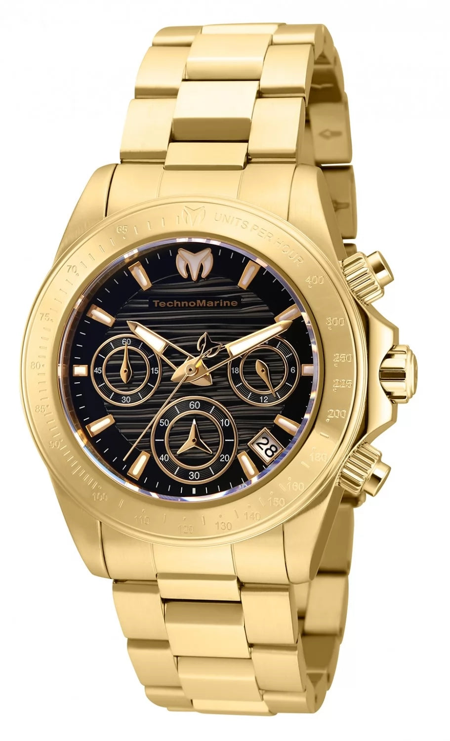 Technomarine Women's TM-219014 Manta Quartz Black Dial Watch
