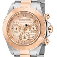 Technomarine Women's TM-219016 Manta Ray Quartz Chronograph Rose Gold Dial Watch