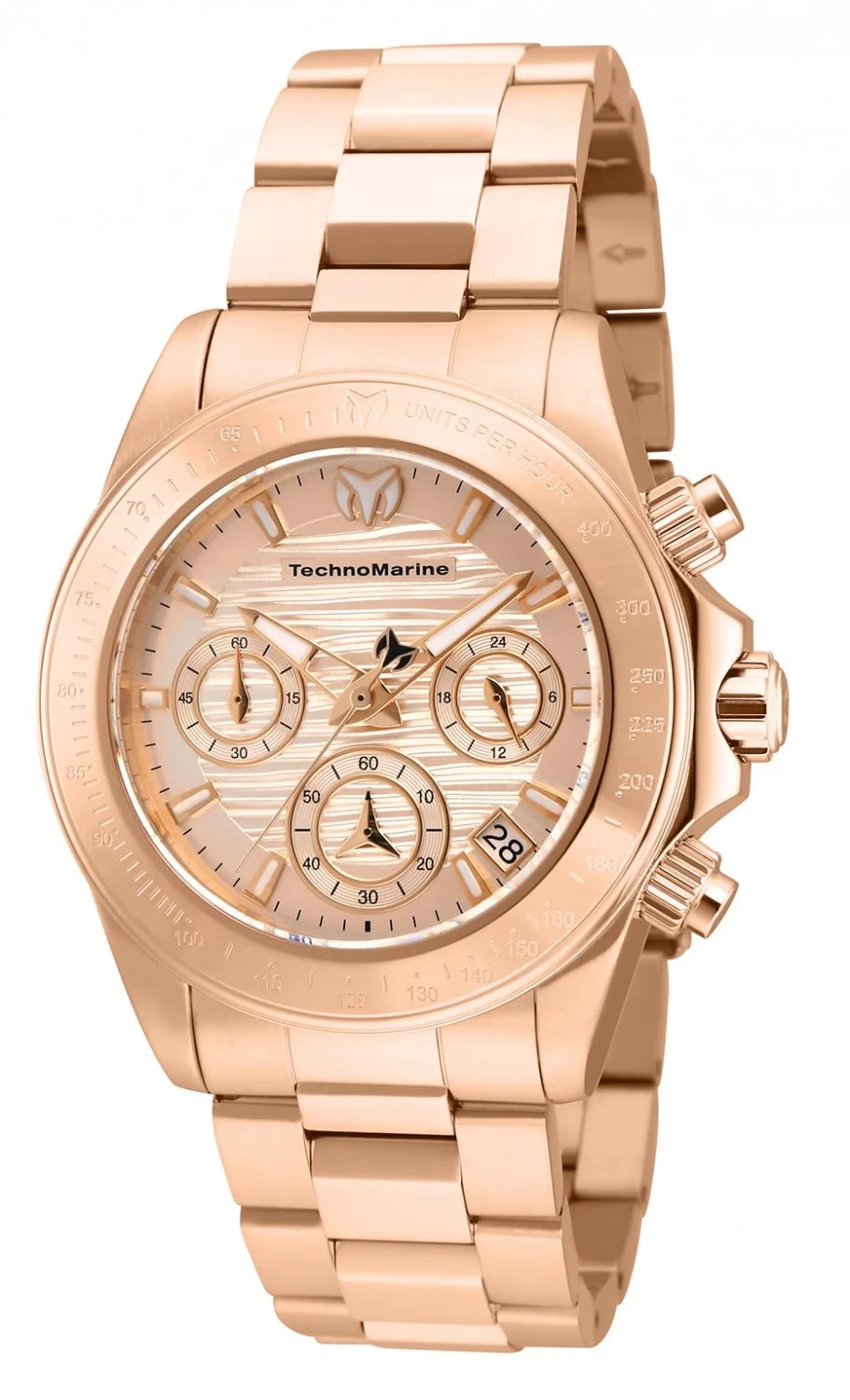Technomarine Women's TM-219017 Manta Quartz Rose Gold Dial Watch
