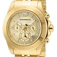 Technomarine Men's TM-219022 Manta Quartz Chronograph Gold Dial Watch