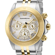 Technomarine Men's TM-219027 Manta Quartz Chronograph Silver Dial Watch