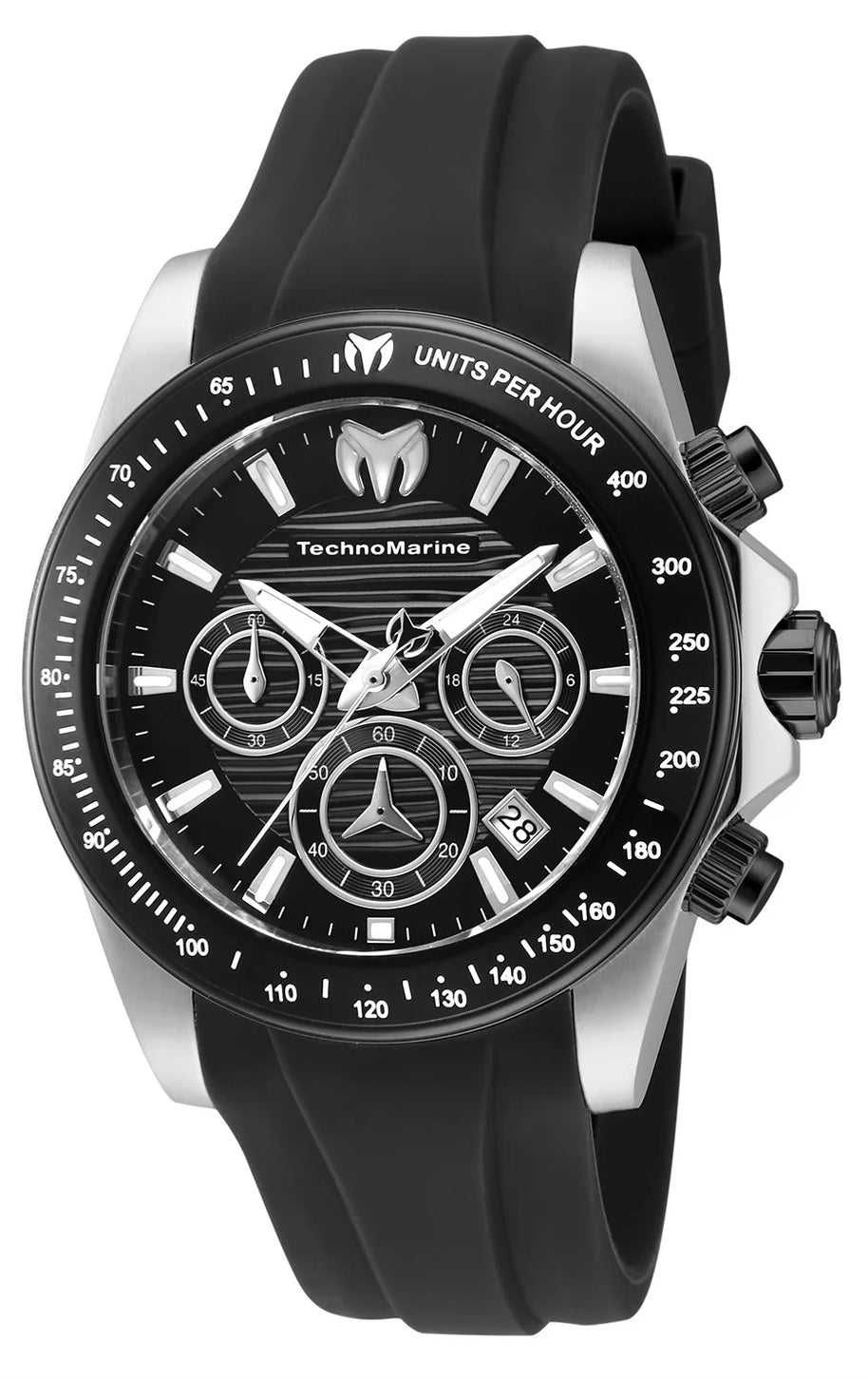 Technomarine Men's TM-219032 Manta Quartz Chronograph Black Dial Watch