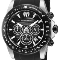 Technomarine Men's TM-219032 Manta Quartz Chronograph Black Dial Watch