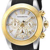 Technomarine Women's TM-219033 Manta Quartz Chronograph Silver Dial Watch