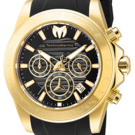 Technomarine Men's TM-219035 Manta  Quartz Chronograph Black Dial Watch
